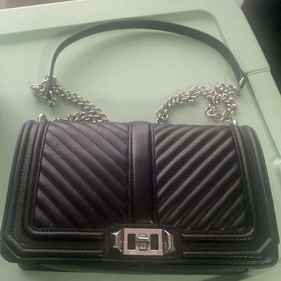 Rebecca Minkoff Chevron Quilted Love Crossbody - Picture 3 of 9